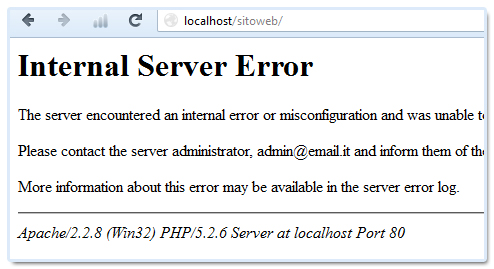 Appserv htaccess non funziona