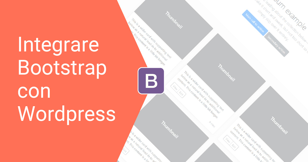 bootstrap wordpress